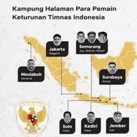 Kampung Halaman Para Pemain Keturunan Timnas Indonesia