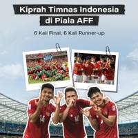 Kiprah Timnas Indonesia di Piala AFF: 6 Kali Final 6 Kali Runner-up