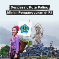 Denpasar, Kota Paling Minim Pengangguran di RI