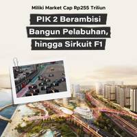Miliki Market Cap Rp255 Triliun, PIK 2 Berambisi Bangun Pelabuhan hingga Sirkuit F1