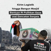 Kirim Logistik hingga Bangun Masjid, Bantuan RI Pulihkan Gaza usai Gencatan Senjata