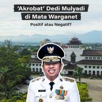 'Akrobat' Dedi Mulyadi di Mata Warganet, Positif atau Negatif?