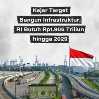 Kejar Target Bangun Infrastruktur, RI Butuh Rp1.905 Triliun hingga 2029