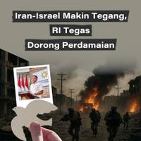 Iran-Israel Makin Tegang, RI Tegas Dorong Perdamaian