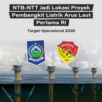 NTB-NTT Jadi Lokasi Proyek Pembangkit Listrik Arus Laut Pertama RI