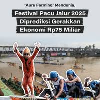 'Aura Farming' Mendunia, Festival Pacu Jalur 2025 Diprediksi Gerakkan Ekonomi Rp75 Miliar