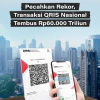 Pecahkan Rekor, Transaksi QRIS Nasional Tembus Rp60.000 Triliun
