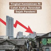 Tingkat Kemiskinan RI Catat Angka Terendah Sejak Pandemi