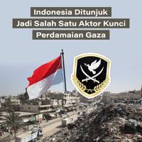 Indonesia Ditunjuk Jadi Salah Satu Aktor Kunci Perdamaian Gaza