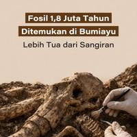 Fosil 1,8 Juta Tahun Ditemukan di Bumiayu, Lebih Tua dari Sangiran | GoodStats