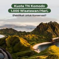 Kuota TN Komodo 1.000 Wisatawan/Hari, Efektifkah untuk Konservasi