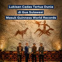 Lukisan Cadas Tertua Dunia di Gua Sulawesi Masuk Guinness World Records