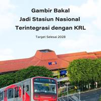 Gambir Bakal Jadi Stasiun Nasional Terintegrasi dengan KRL, Target Selesai 2028