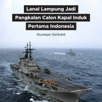 Lanal Lampung Jadi Pangkalan Calon Kapal Induk Pertama Indonesia, Giuseppe Garibaldi