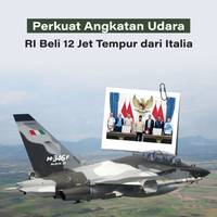Perkuat Angkatan Udara, RI Beli 12 Jet Tempur dari Italia