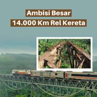 Ambisi Besar 14.00 Km Rel Kereta
