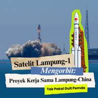 Satelit Lampung-1 Mengorbit: Proyek Kerja Sama Lampung-China, Tak Pakai Duit APBN