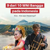 9 Dari 10 WNI Bangga pada Indonesia, Apa Alasannya?