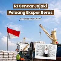 RI Gencar Jajaki Ekspor Beras, Stok Nasional Aman?