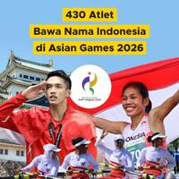 430 Atlet Bawa Nama Indonesia di Asian Games 2026