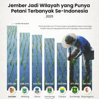Jember Jadi Wilayah yang Punya Petani Terbanyak Se-Indonesia