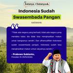 Katanya/Datanya: Indonesia Sudah Swasembada Pangan
