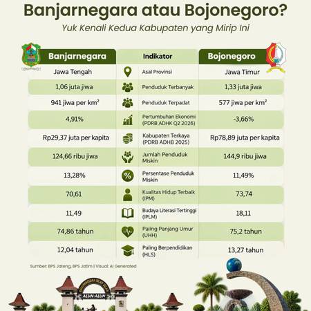 Banjarnegara atau Bojonegoro?