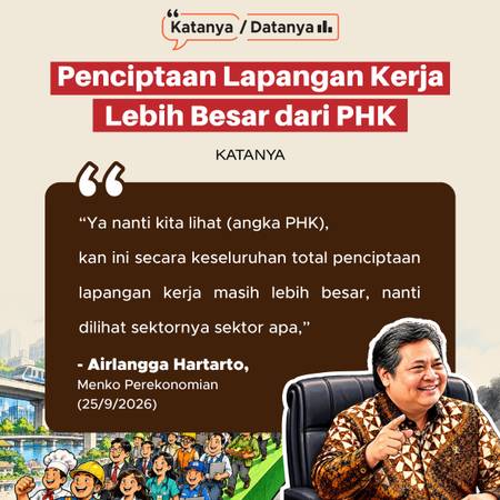Katanya/Datanya: Penciptaan Lapangan Kerja Lebih Besar dari PHK