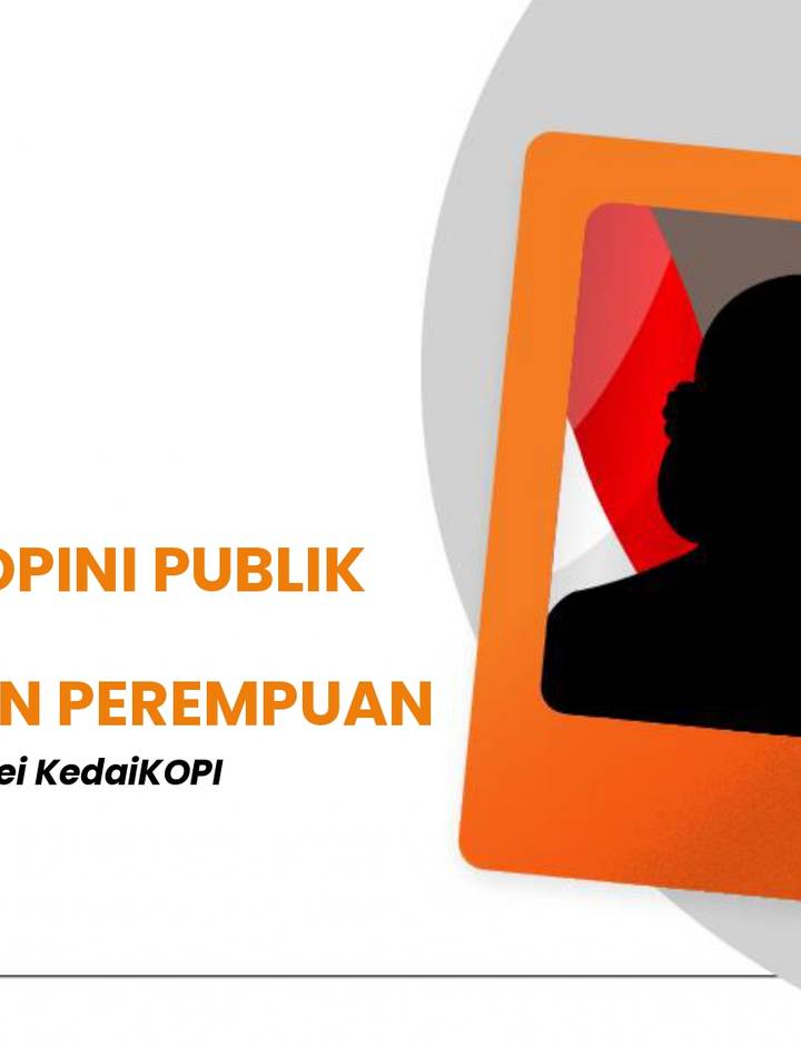 Sampul Survei Opini Publik Pada Pemimpin Perempuan