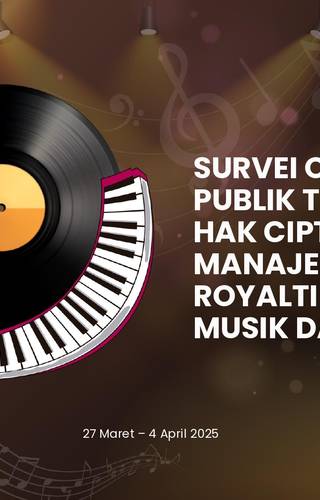 Sampul Survei Opini Publik Tentang Hak Cipta dan Manajemen Royalti Pada Musik dan Lagu