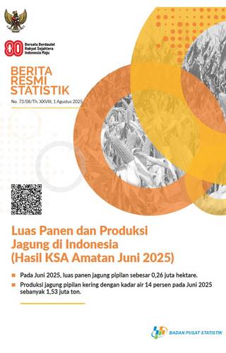 Sampul Luas Panen dan Produksi Jagung di Indonesia Juni 2025