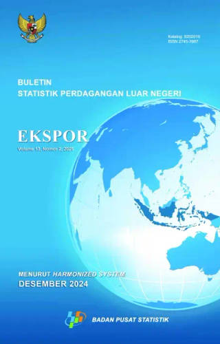 Sampul Buletin Statistik Perdagangan Luar Negeri Ekspor Menurut HS, Desember 2024