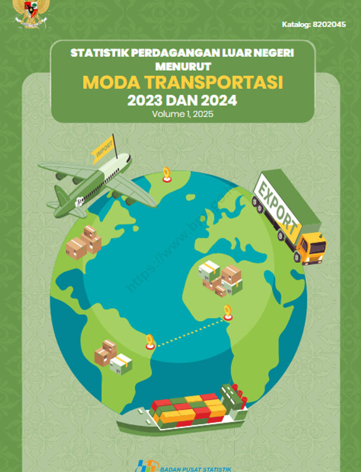Sampul Statistik Perdagangan Luar Negeri Menurut Moda Transportasi, 2023 dan 2024