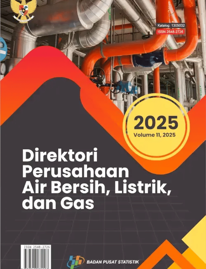 Sampul Direktori Perusahaan Air Bersih, Listrik dan Gas 2025