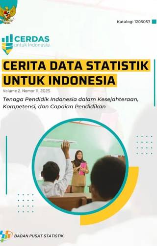 Sampul Tenaga Pendidik Indonesia Dalam Kesejahteraan, Kompetensi, dan Capaian Pendidikan