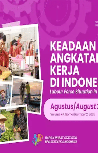 Sampul Keadaan Angkatan Kerja di Indonesia Agustus 2025