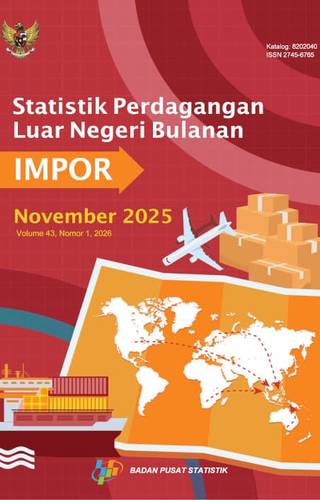 Sampul Statistik Perdagangan Luar Negeri Bulanan Impor November 2025