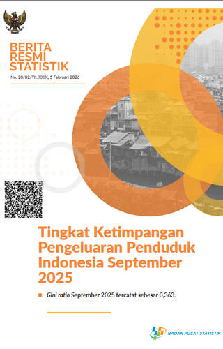 Sampul Tingkat Ketimpangan Pengeluaran Penduduk Indonesia September 2025