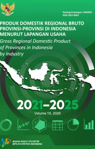Sampul Produk Domestik Regional Bruto Provinsi-Provinsi di Indonesia Menurut Lapangan Usaha 2021-2025