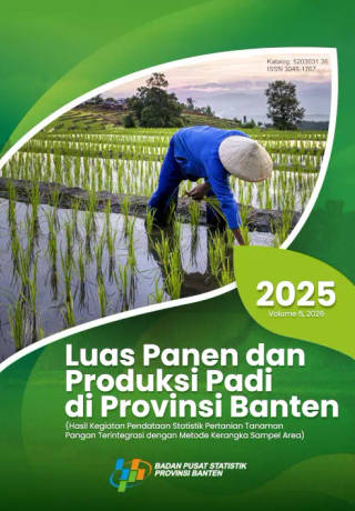 Luas Panen dan Produksi Padi di Provinsi Banten 2025