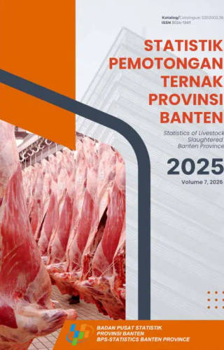 Statistik Pemotongan Ternak Provinsi Banten 2025