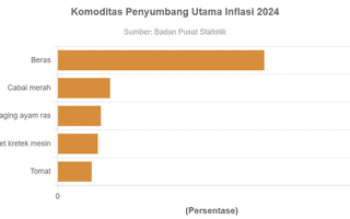 Ini Sederet Komoditas Penyumbang Utama Inflasi 2024