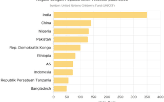 India Jadi Negara dengan Populasi Anak Terbanyak di 2050