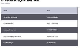 Harta Dijarah Warga, Berapa Besar Kekayaan Ahmad Sahroni?