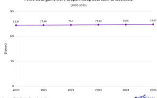 Umur Harapan Hidup Indonesia Kembali Naik pada 2025