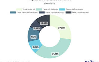 Tingkat Pendidikan Lansia Indonesia 2025