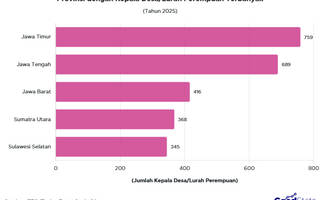 5 Provinsi dengan Kepala Desa/Lurah Perempuan Terbanyak 2025