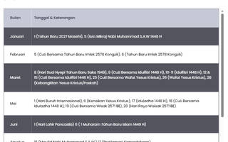 Libur Nasional 2027: Daftar Lengkap 18 Hari Libur dan 8 Cuti Bersama