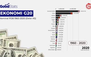 Perkembangan Ekonomi Negara G20 1960-2020
